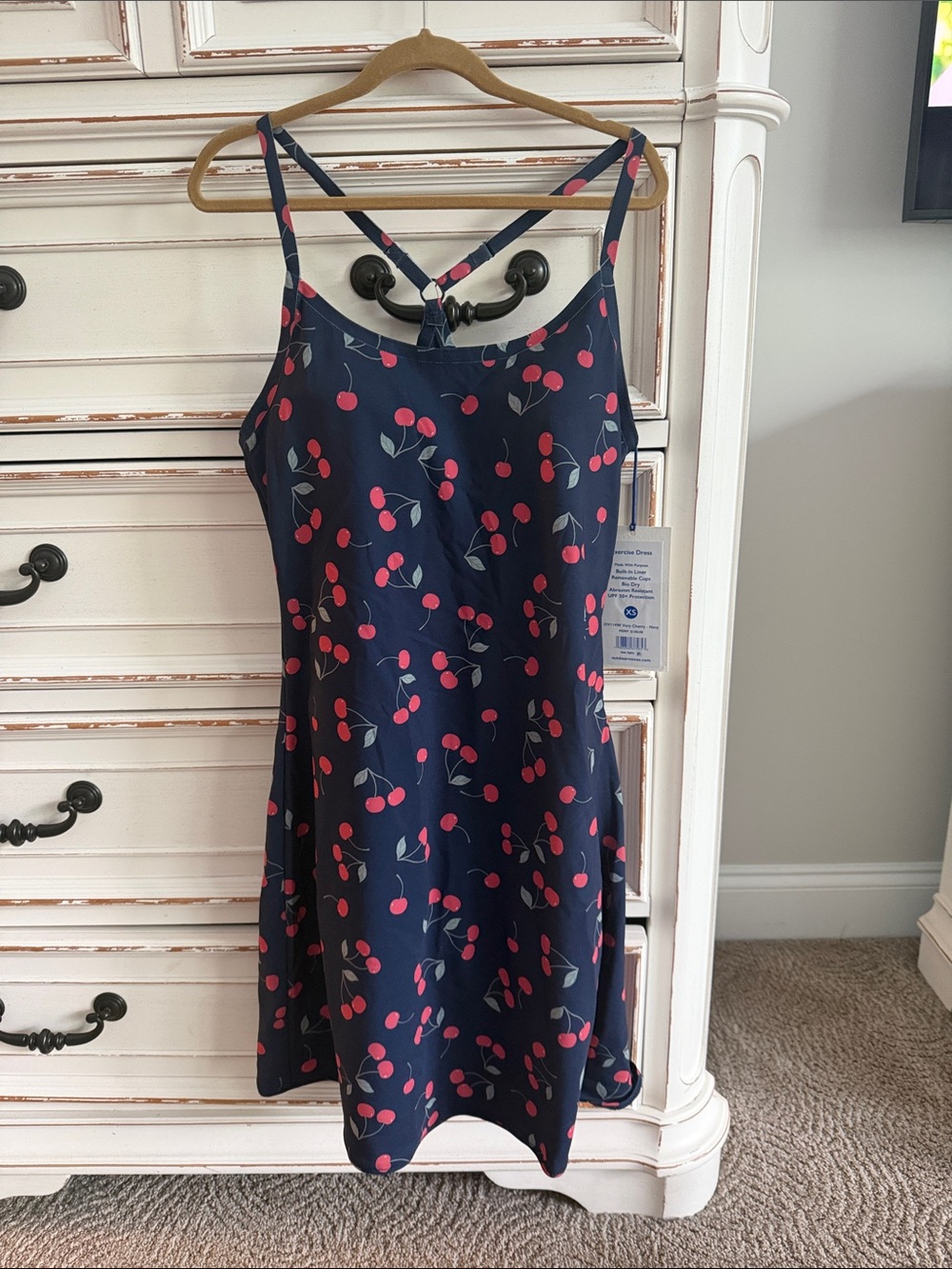 Women’s Navy Cherry athletic  Dress